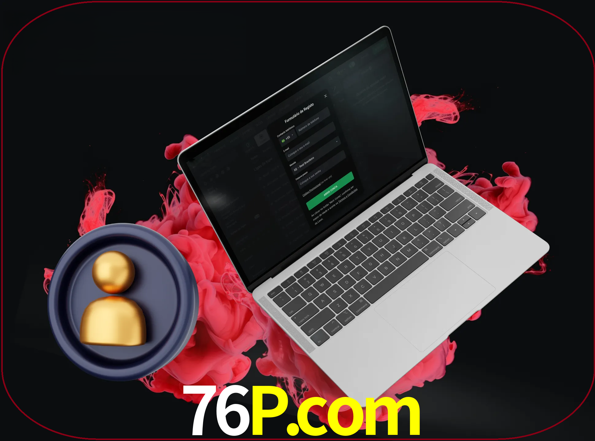 No cabeçalho do site 76p, clique no botão que o levará a um formulário especial onde terá de introduzir as suas informações actuais.