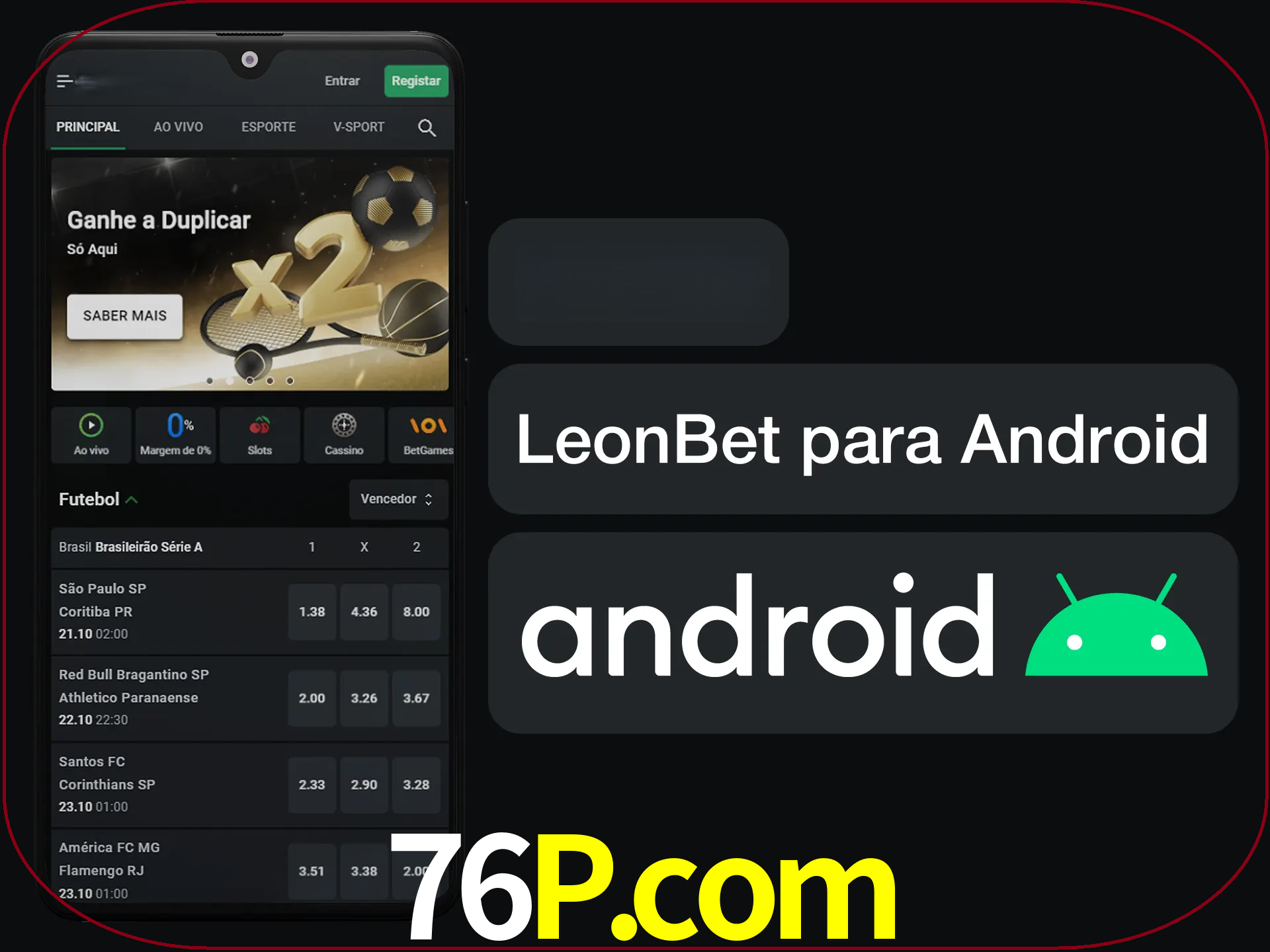 Adquira sua versão poket de LeonBet.